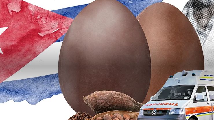 Uova di cioccolato in solidarietà per acquisto sette ambulanze