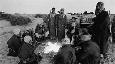 El Uali con altri componenti del Fronte Polisario