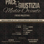 volantino convegno Palestina 24 febbraio 2024